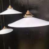 Opaline pendant lights