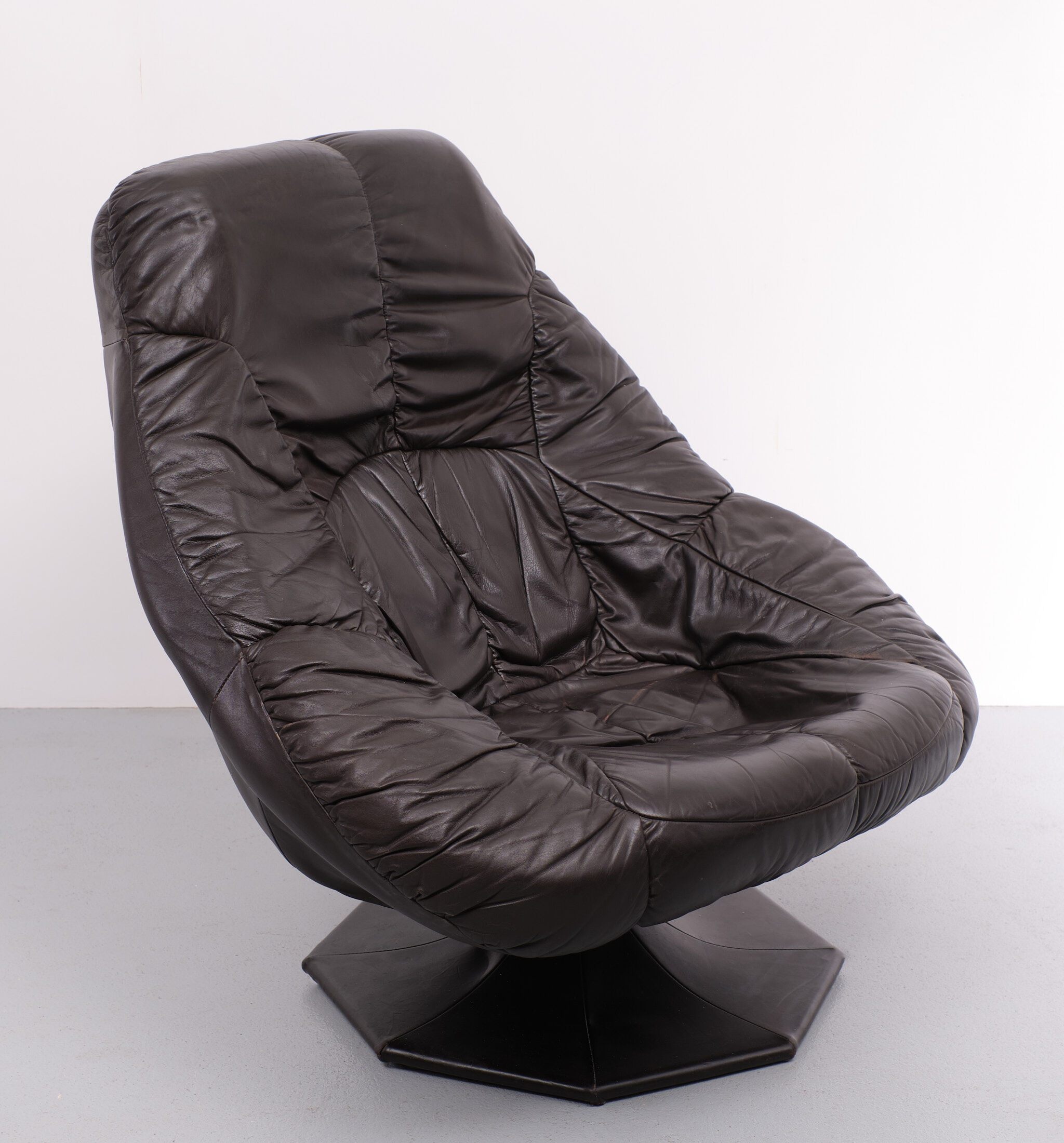 Mocha Color Lounge Chair 1970s