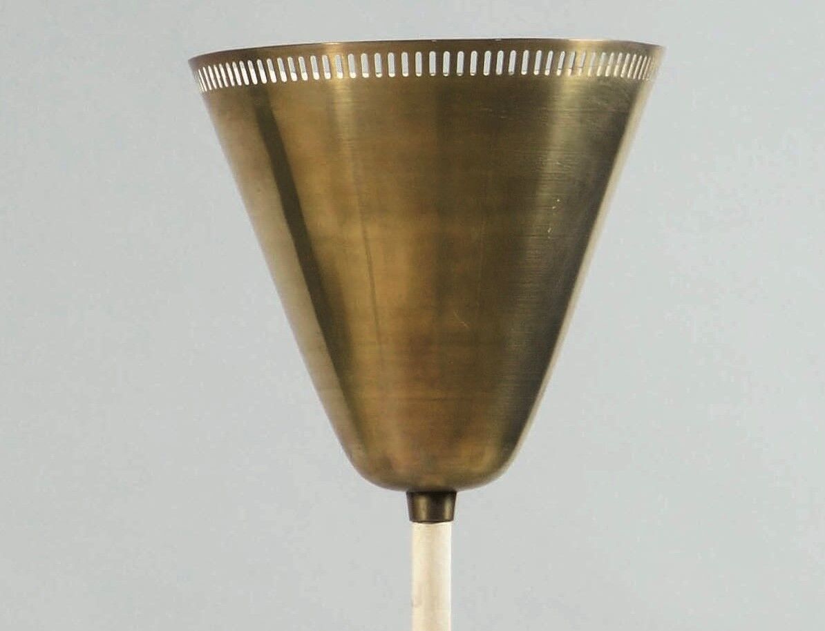 Brass lamppost by Lyfa Denmark 1950s