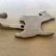 Silver metal Scottish coat hook