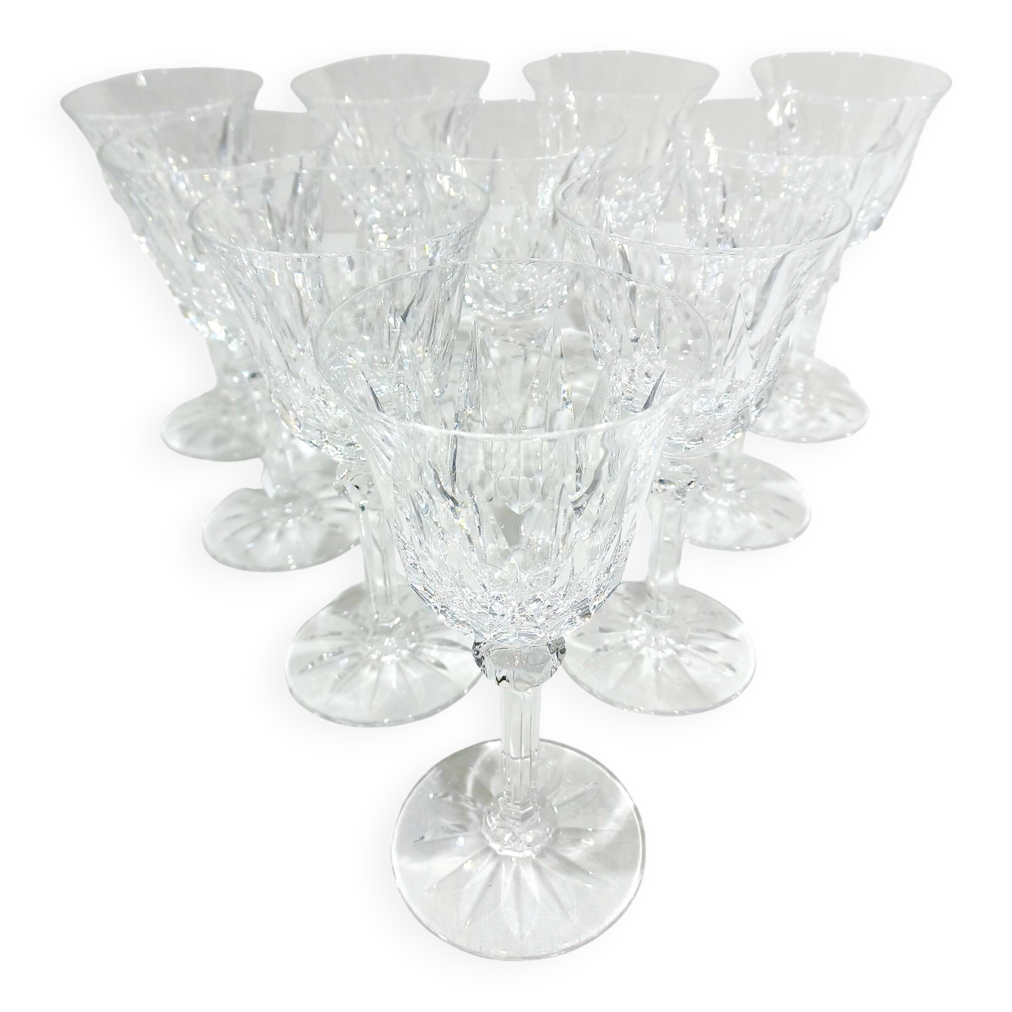 Saint Louis – 10 verres à eau En Cristal modèle Provence