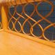 Vintage corner shelf in rattan – 1970s – Exceptional condition