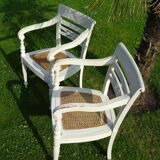 colonial armchair pair