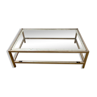 Glass coffee table