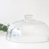 Glass cheese bell, vintage