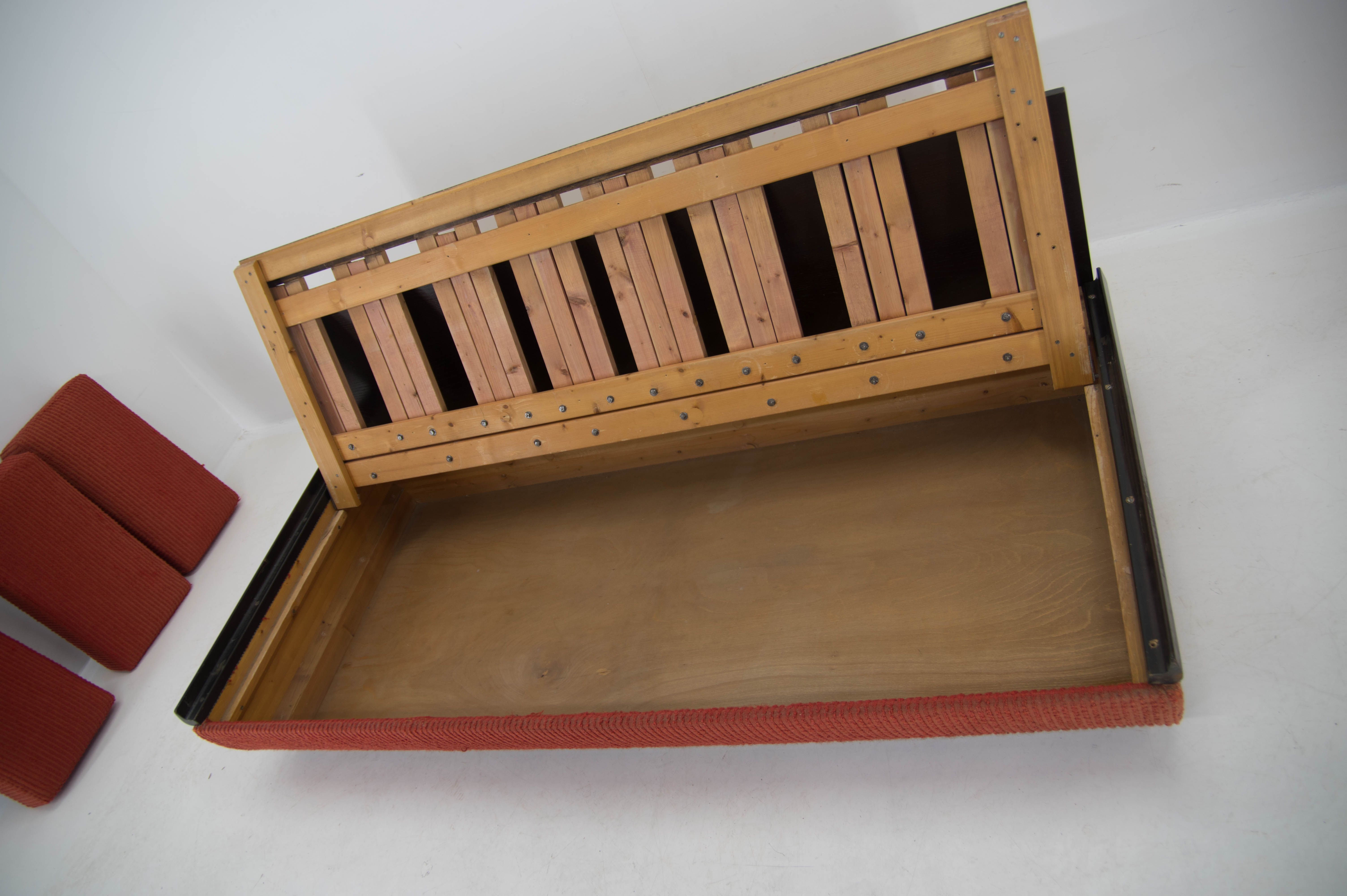 1950s Jindřich Halabala Sofa or Bed for UP Závody, Czechoslovakia