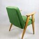 Light green velvet 366 lounge chair by Józef Chierowski, 1970s