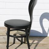 BAUMANN black seagull chair black skai