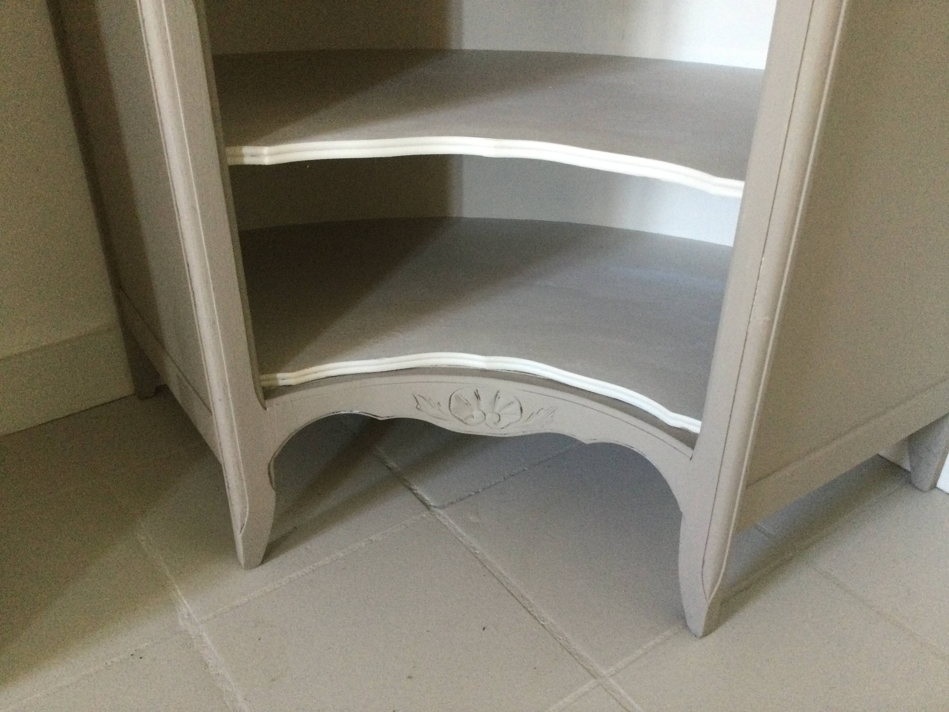 Antique library corner unit