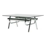 1970's sculptural chrome knot coffee table