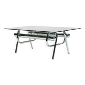 1970's sculptural chrome knot coffee table