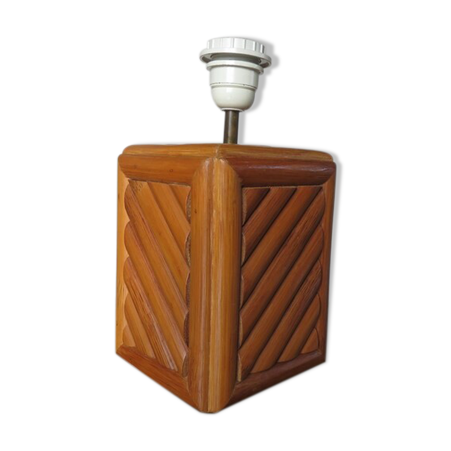 Bamboo lamp 70s 80s