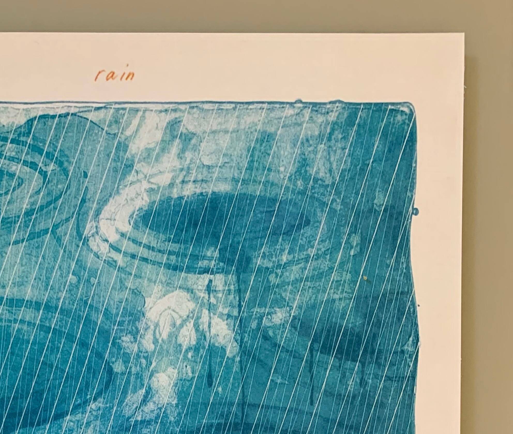 David hokney “the rain” 1973 los angeles