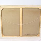 Painting on canvas - Motif Torshavn - Zakarias Heinesen - Signed - 2021