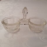 Glass salt and pepper shaker