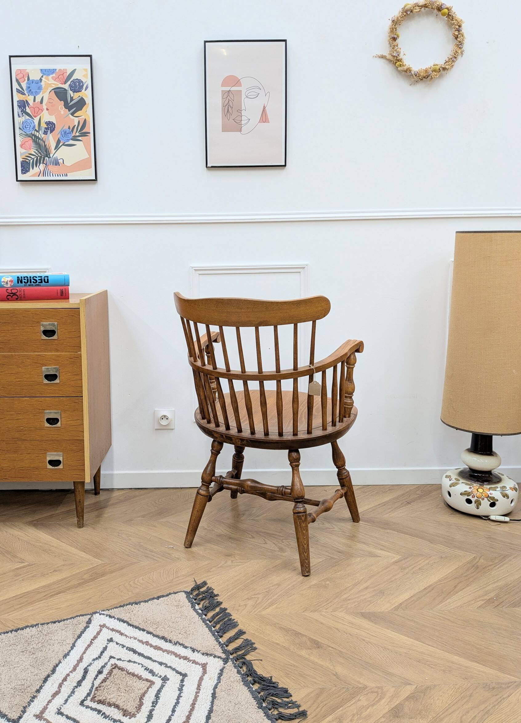 Fauteuil vintage en bois Stol Kamnik