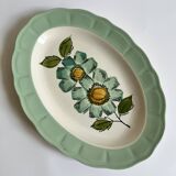 Japanese ceramic oval plate