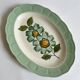 Japanese ceramic oval plate