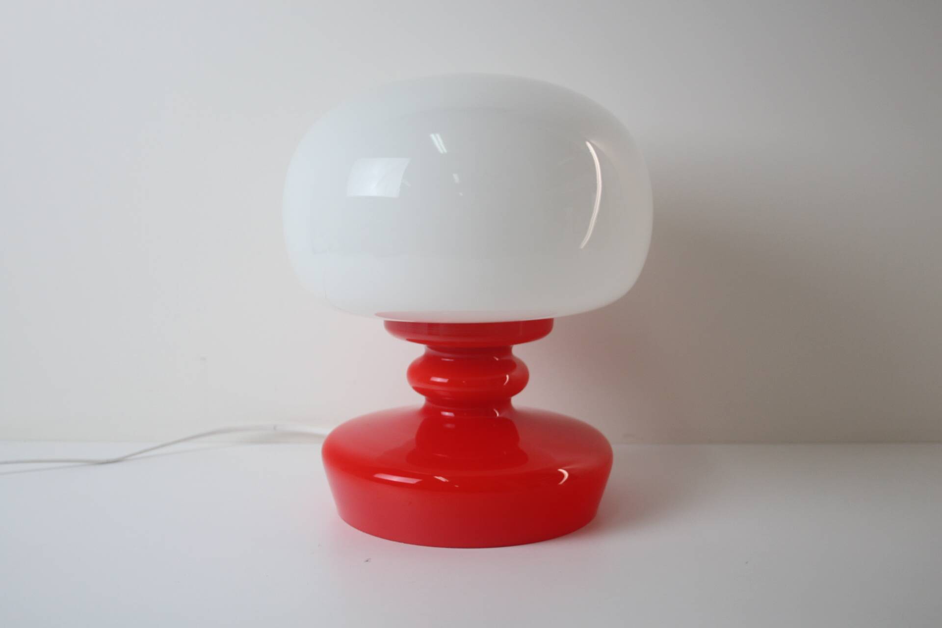 Vintage All Glass Lamp, Štěpán Tabery, Lighting Glass n.p, 1970's.