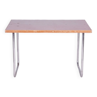 Original Bauhaus Dining Table, by Mücke - Melder, Well Preserved, Czech, 1930s