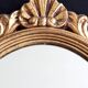Miroir cartouche style bois doré louis xv