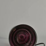 Mid-Century Modern Purple Chrystal Glass Table Lamp by Kosta 1960s