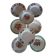 8 assiettes creuses anciennes dépareillées 