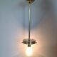 Vintage marbled glass globe ceiling light 50s 60s