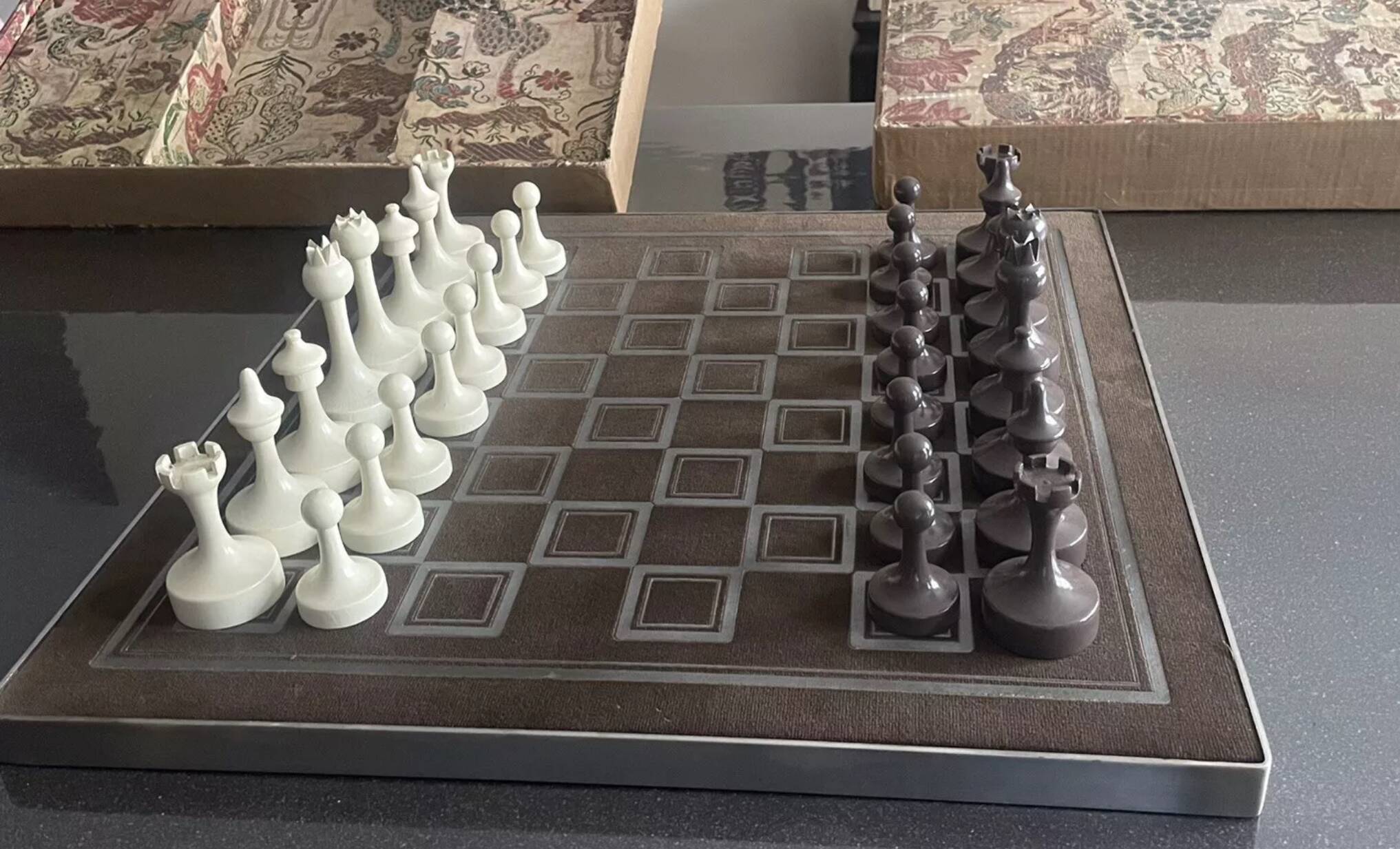 Rare CHESS GAME, Vintage Box, Prestige Collection SMIR France