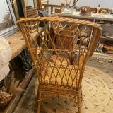 Wicker armchair