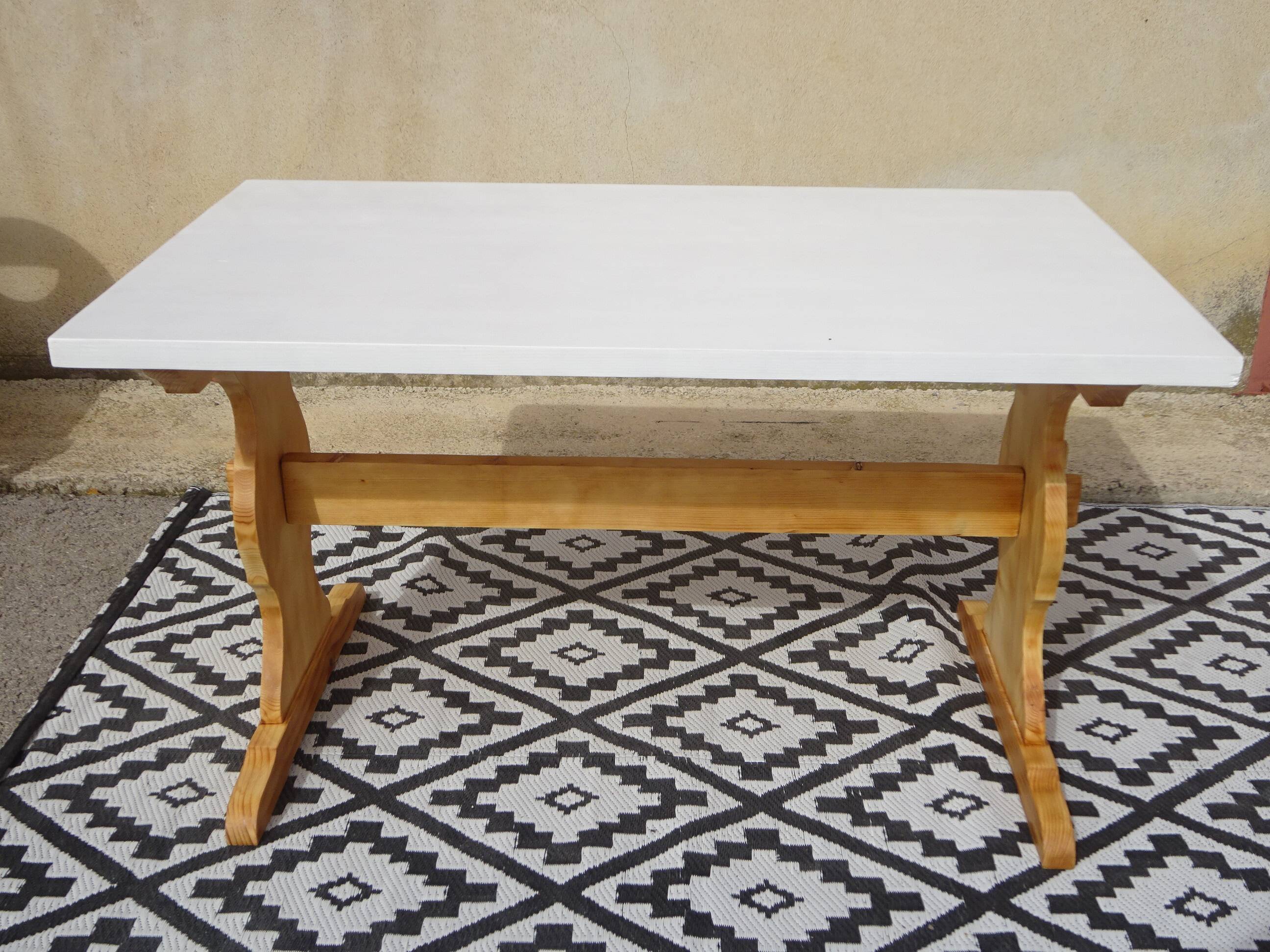 Monastery style pine table