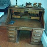 English cylinder desk