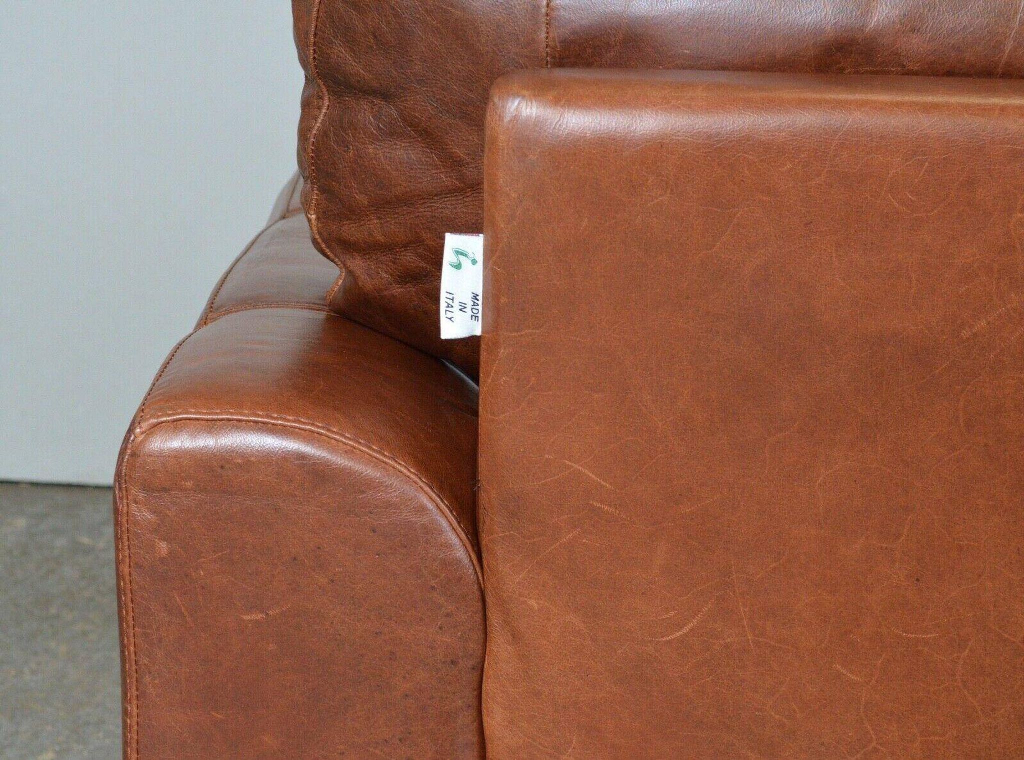 Viva de Luxe 3-seater leather sofa