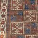 Ancient tribal baloch carpet 148x78 cm