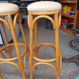 Thonet-style wooden bar stool
