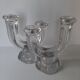 Paire de bougeoirs vintage
