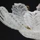 Turin, Large Size Italian Murano Glass Ceiling Light or Flush Mount, 1970s