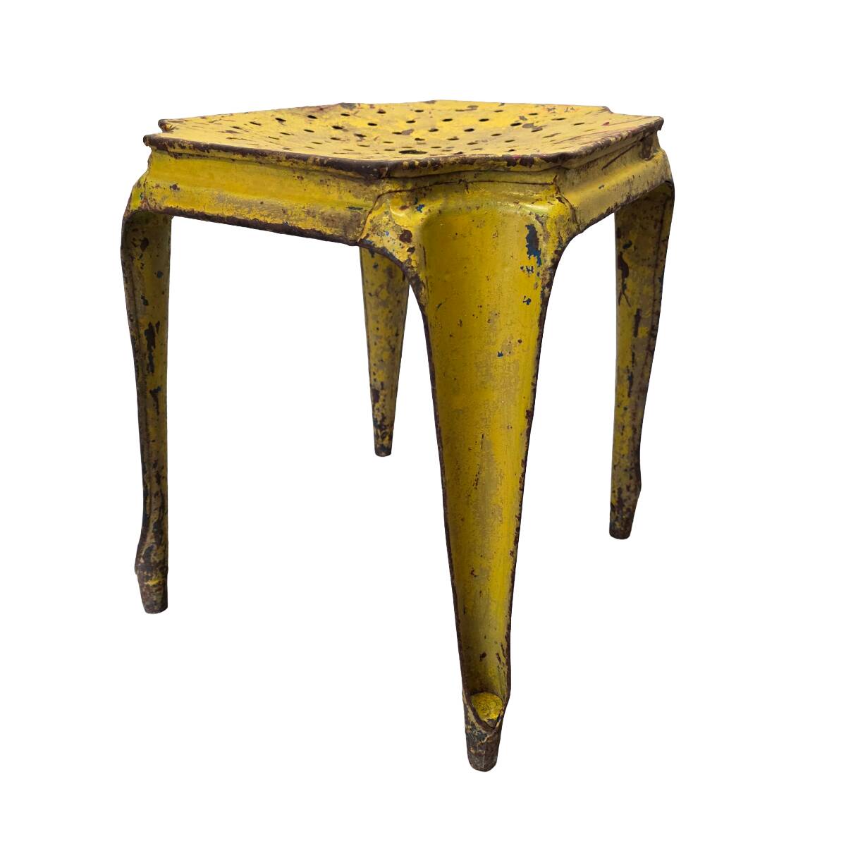 Original French Tolix stool, 1940s