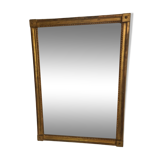 Rectangular gilded mirror, pure lines 59x79cm