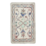 4x6 neutral handmade anatolian turkish rug,	115c192cm