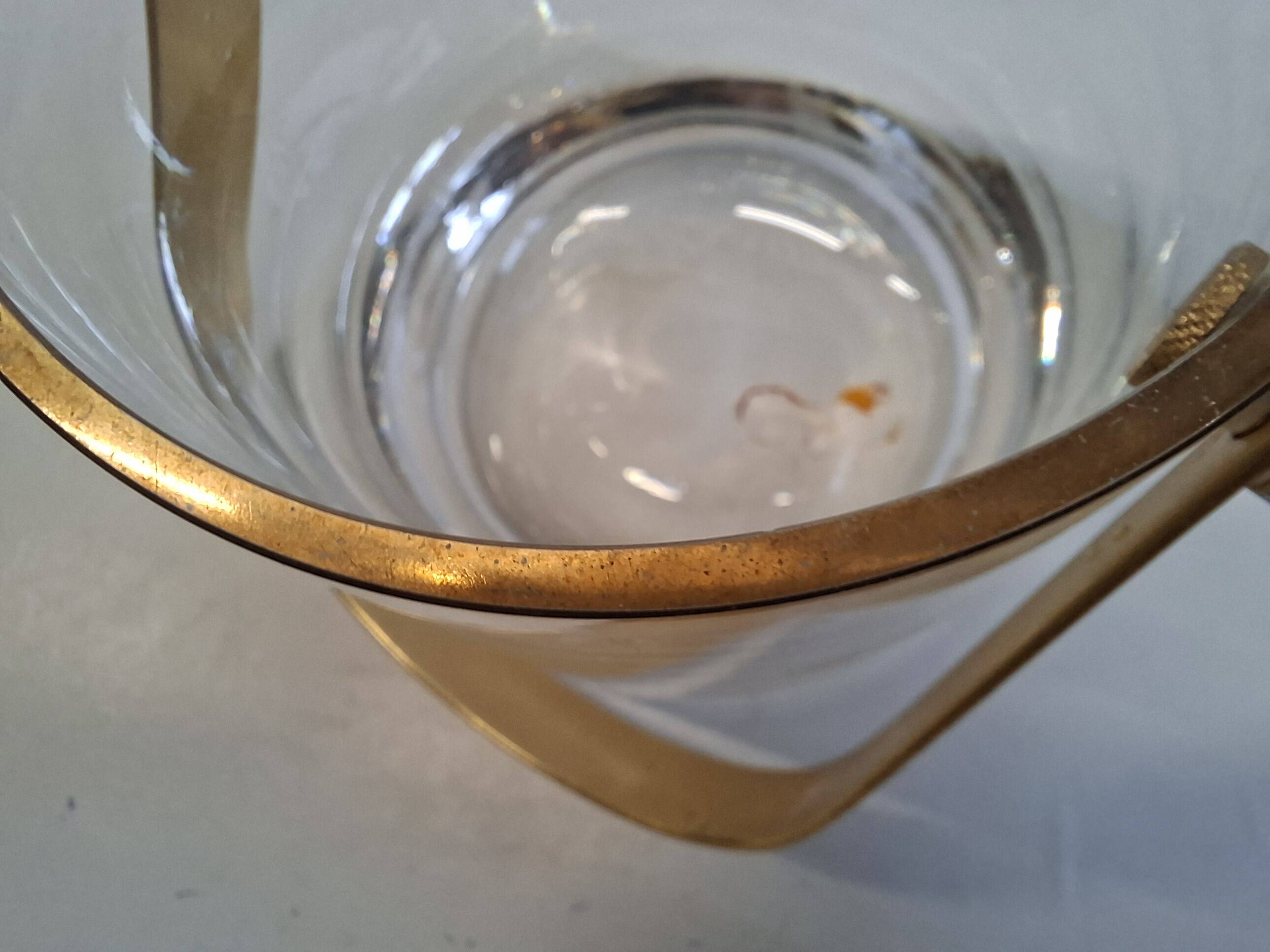 Splendido secchiello per cubetti di ghiaccio da tavolo, originale degli ann