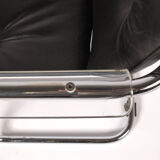 Hans Könecke Armchair for Tecta in Plexiglas, Chrom & Leather