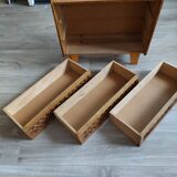 Chest of drawers typical vintage doll 60