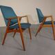 Set of Danish Beech Armchairs, 1960s