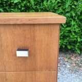 Chest of drawers vintage feet compass metal