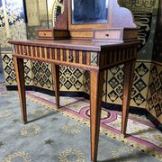 Louis XVI style dressing table in marquetry