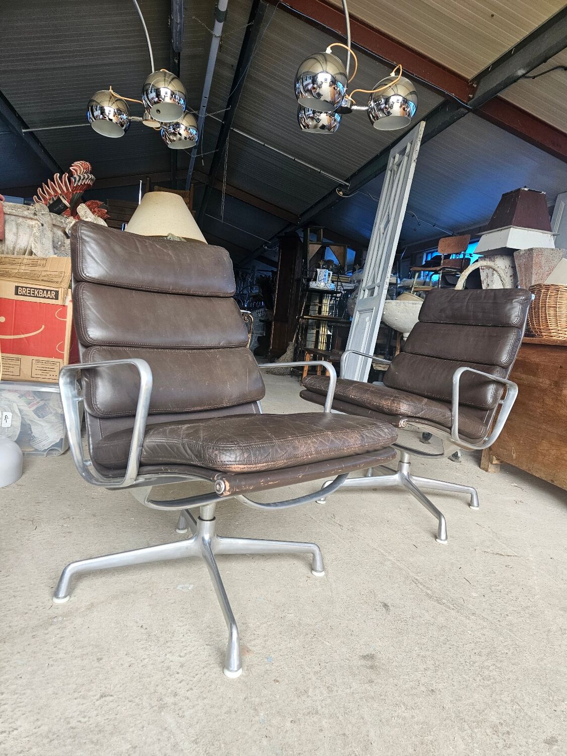 EA216 Soft Pad Chair by Charles & Ray Eames for Herman Miller