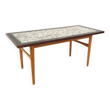 Table basse scandinave en céramique,Suède, 1950