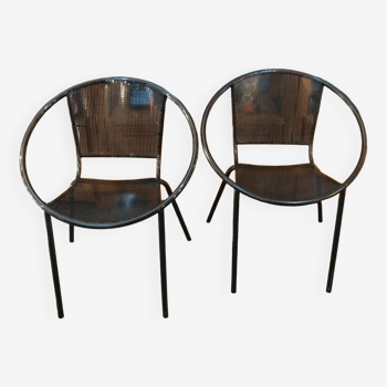 Pair of pop armchairs