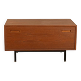 Commode en placage de teck, années 1960